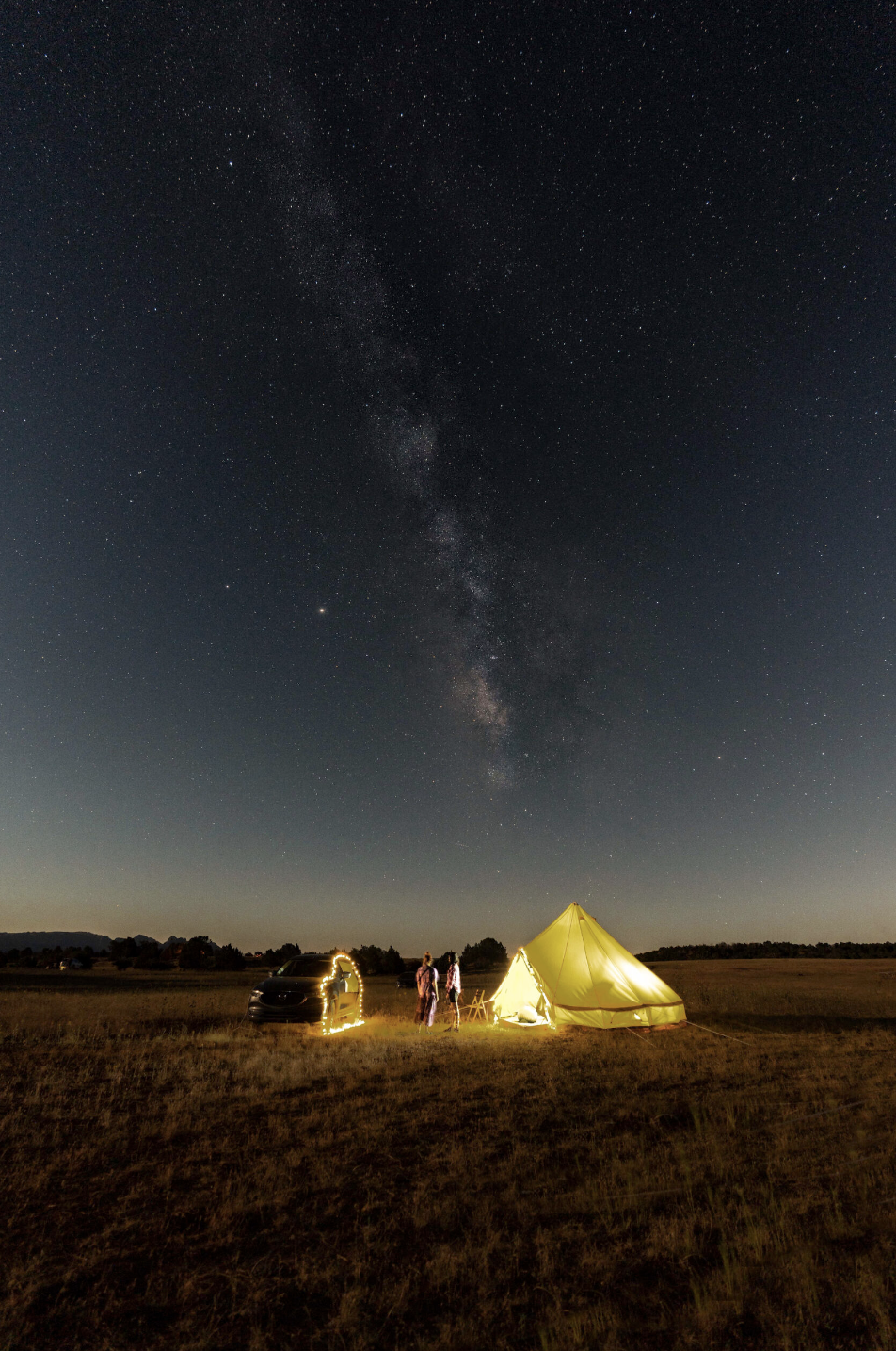 Camping in Joshua Tree National Park. Photography by California Travel Escapes.